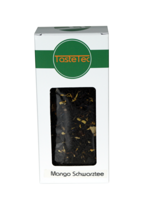 TasteTec Schwarzer Tee Mangotraum BIO, 100g Box