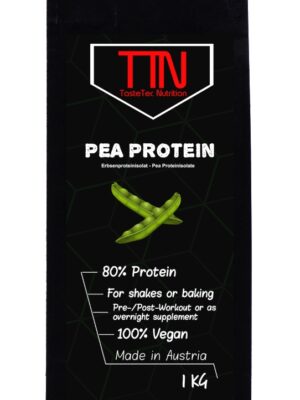 TTN Erbsenprotein 'Pea Protein Isolate* Pulver, 1kg Zip-Beutel alufrei