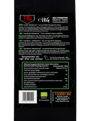 TTN Maltodextrin BIO Pulver, 1kg Zip-Beutel alufrei