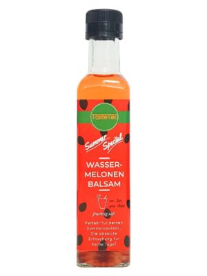 TasteTec Summer Edition Wassermelonen Balsam Essig 3%, 250ml Glasflasche